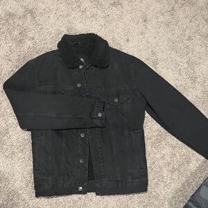 ZARA Men's Black Denim Jacket